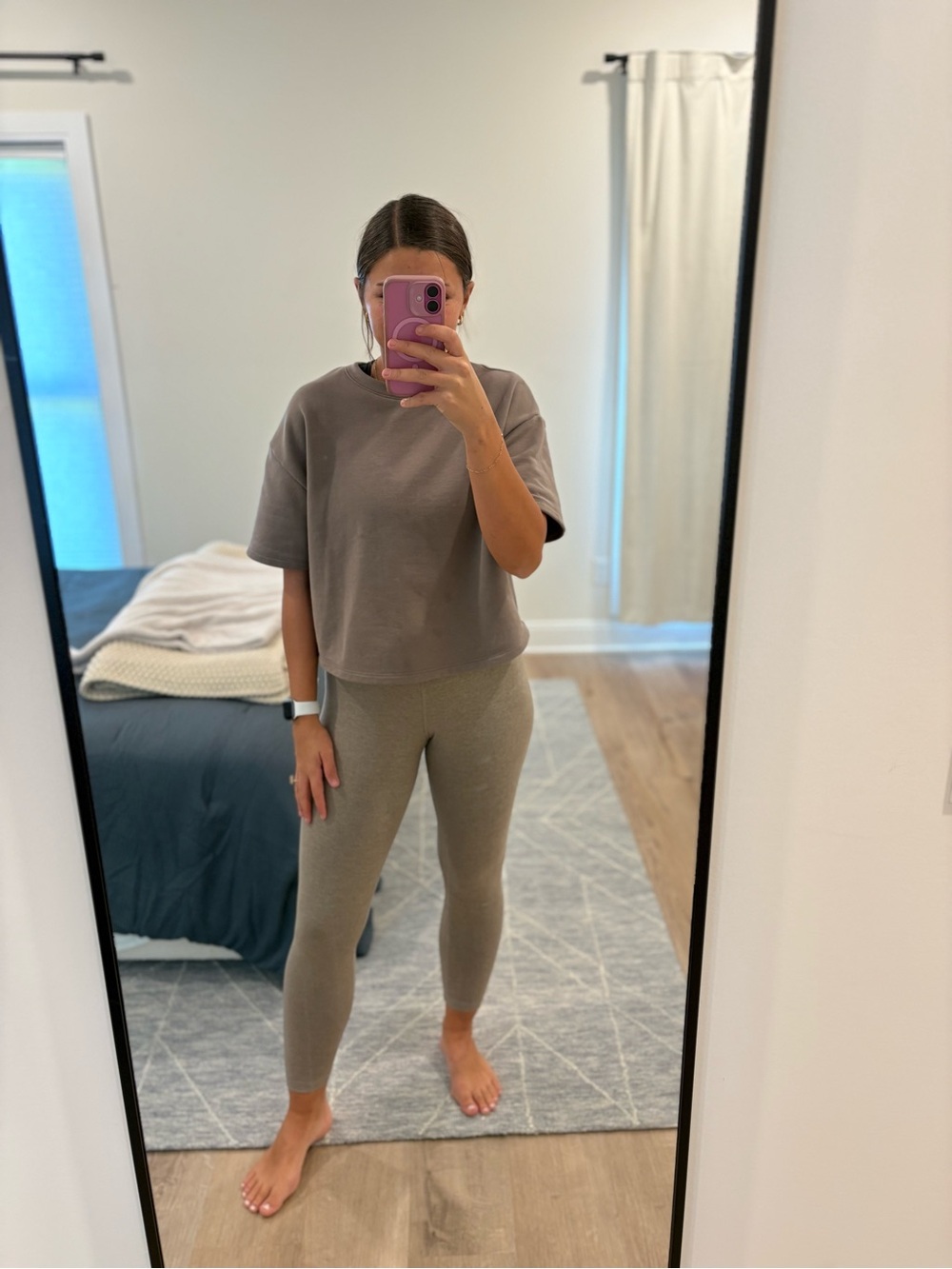 Quince Ultra Soft High Rise Leggings Size Medium